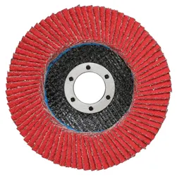 Backside of recalled DEWALT Elite Series 40G T27 High Density Flap Disc