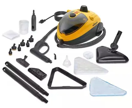 Recalled Wagner Model 925e Elite Steamer, pictured with included accessories